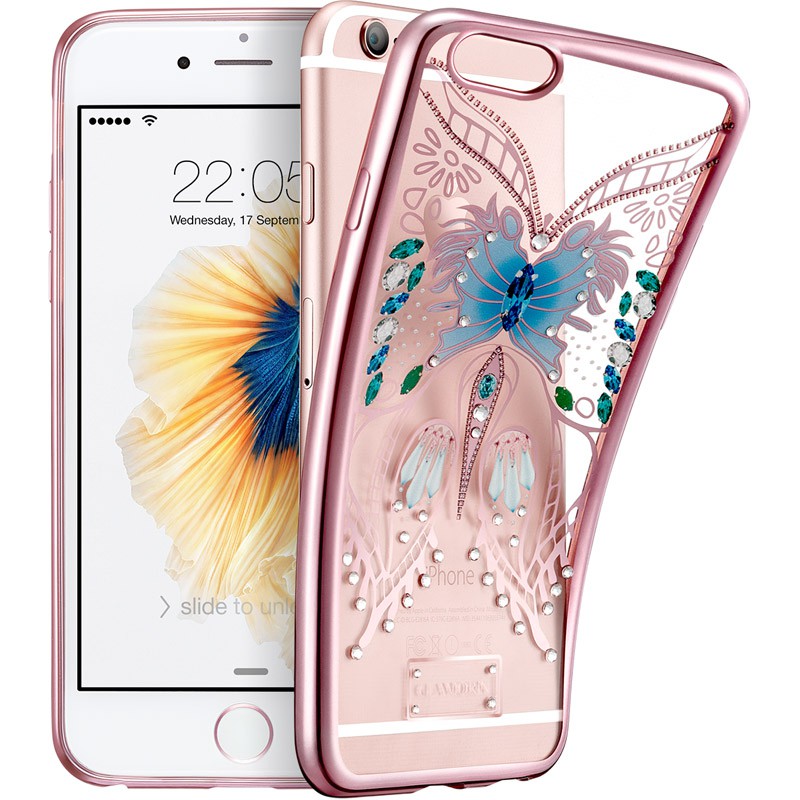  时尚iPhone 6/6s手机壳，嘉兰茉花样星空系列 