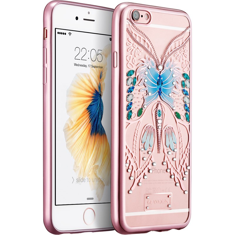  时尚iPhone 6/6s手机壳，嘉兰茉花样星空系列 