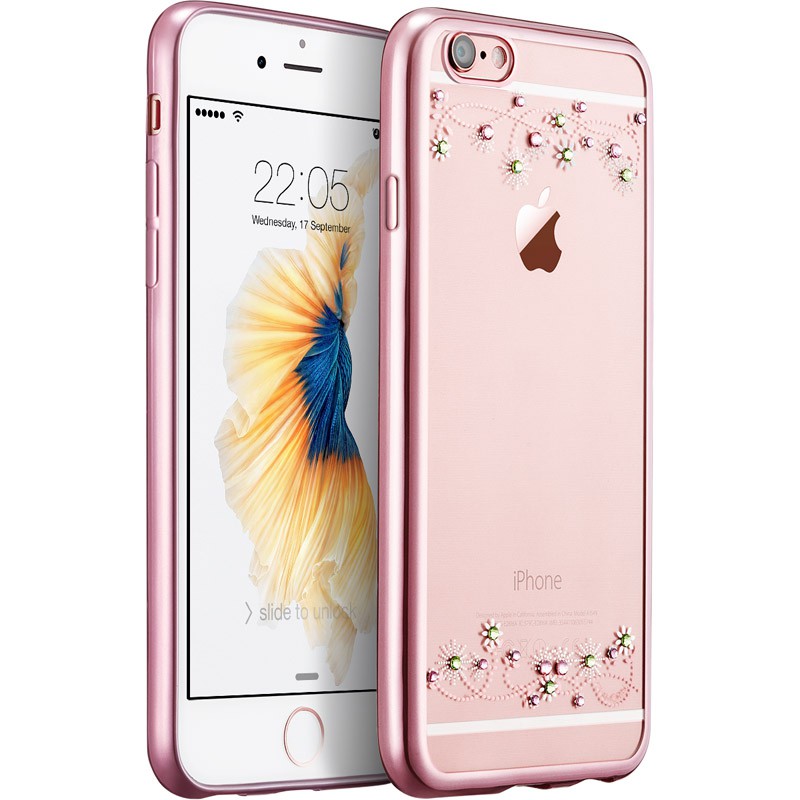  时尚iPhone 6/6s手机壳，嘉兰茉花样星空系列 