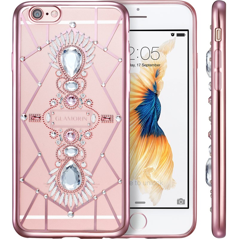  时尚iPhone 6/6s手机壳，嘉兰茉花样星空系列 