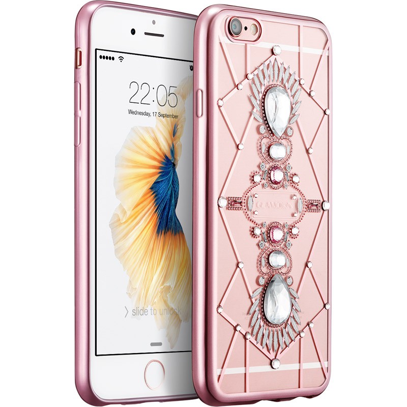  时尚iPhone 6/6s手机壳，嘉兰茉花样星空系列 