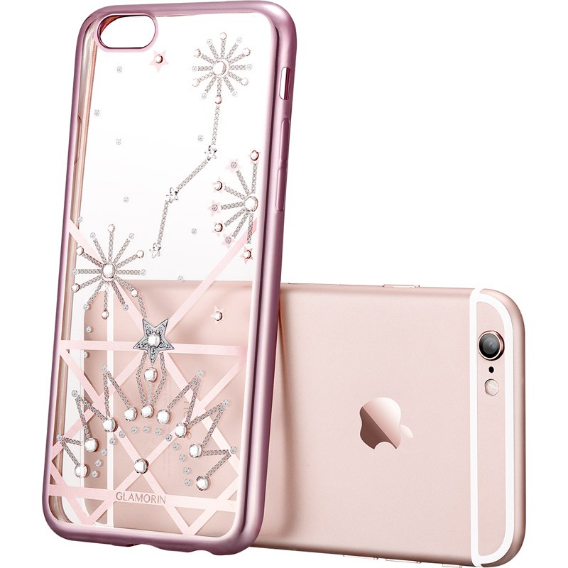  时尚iPhone 6/6s手机壳，嘉兰茉花样星空系列 