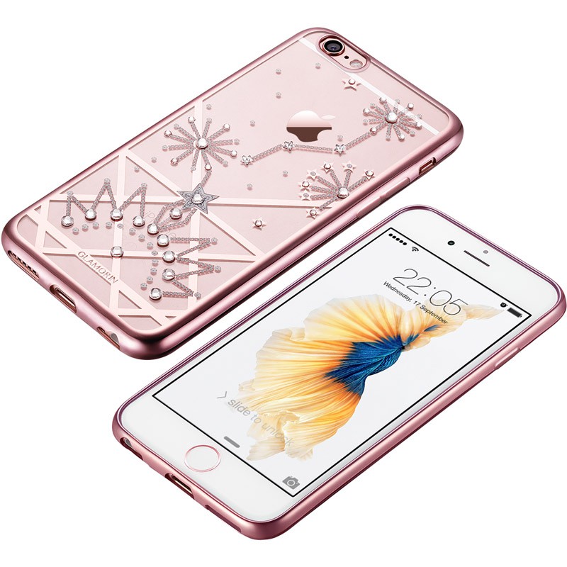  时尚iPhone 6/6s手机壳，嘉兰茉花样星空系列 