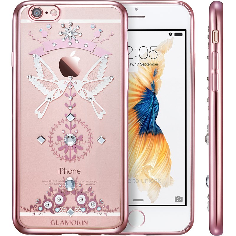  时尚iPhone 6/6s手机壳，嘉兰茉花样星空系列 