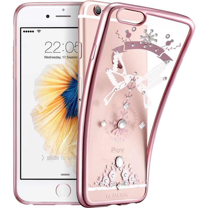 时尚iPhone 6/6s手机壳，嘉兰茉花样星空系列 