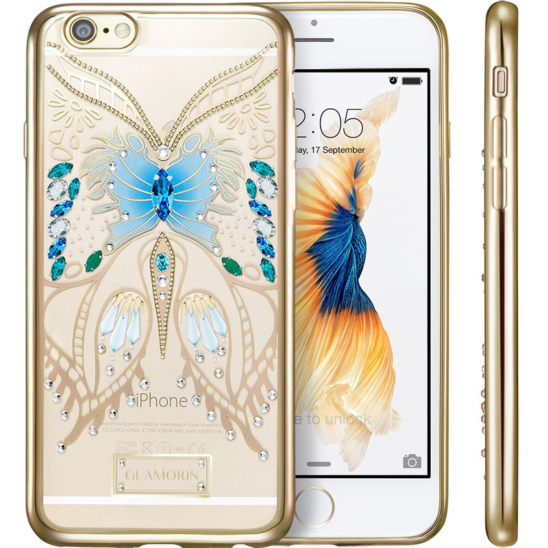  时尚iPhone 6/6s手机壳，嘉兰茉花样星空系列 