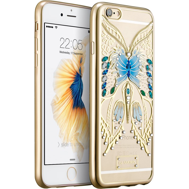  时尚iPhone 6/6s手机壳，嘉兰茉花样星空系列 