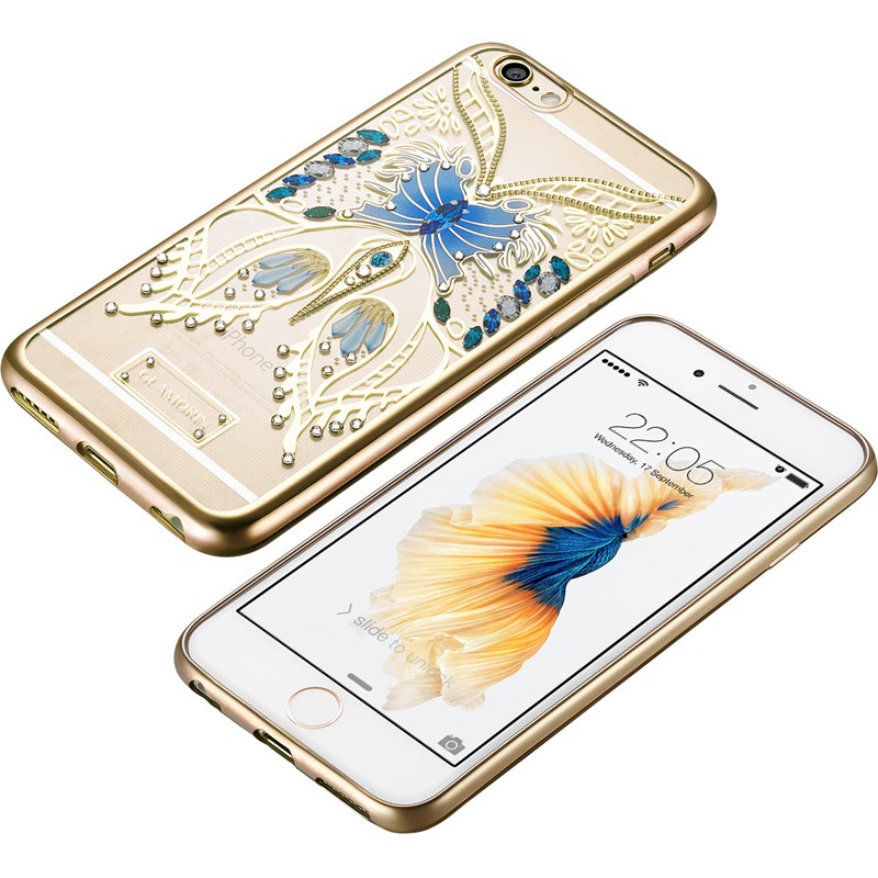  时尚iPhone 6/6s手机壳，嘉兰茉花样星空系列 