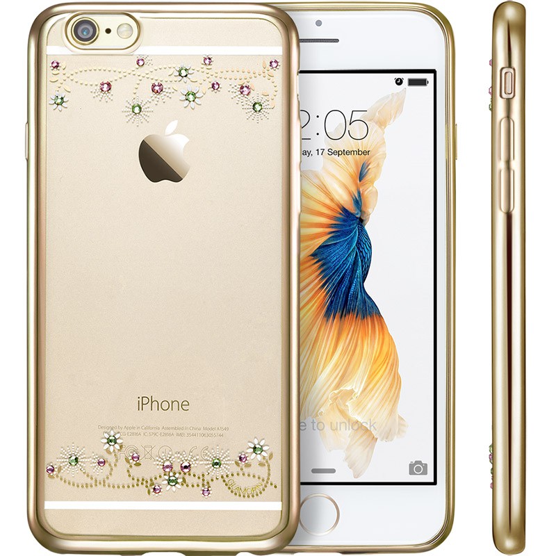  时尚iPhone 6/6s手机壳，嘉兰茉花样星空系列 