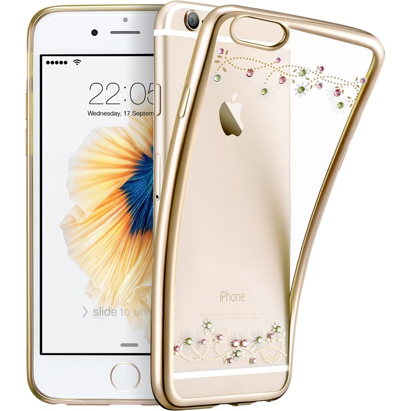  时尚iPhone 6/6s手机壳，嘉兰茉花样星空系列 