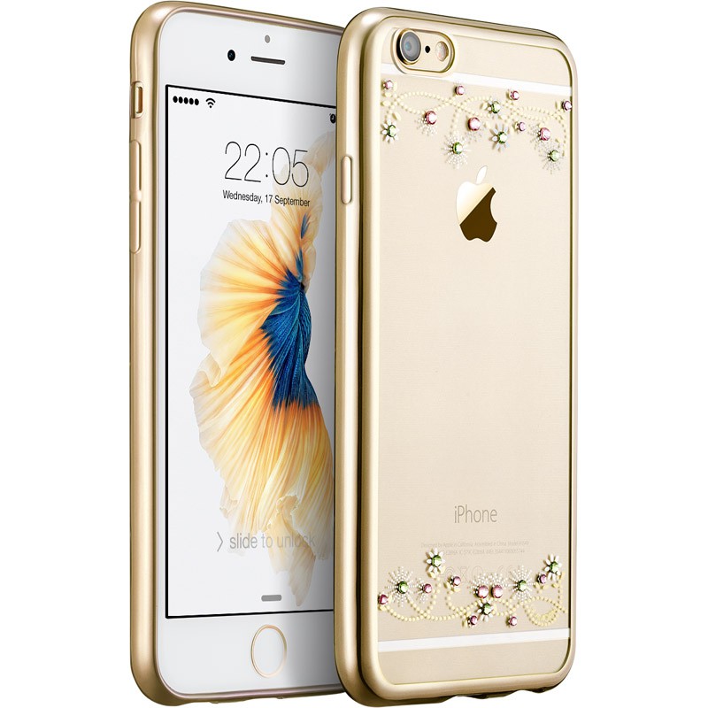  时尚iPhone 6/6s手机壳，嘉兰茉花样星空系列 