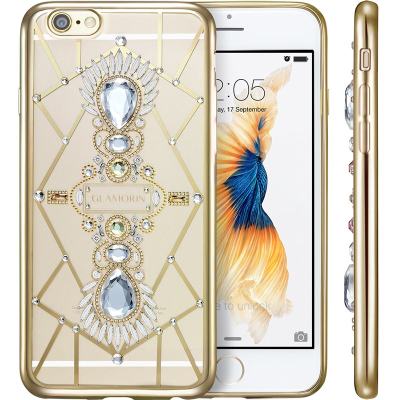  时尚iPhone 6/6s手机壳，嘉兰茉花样星空系列 