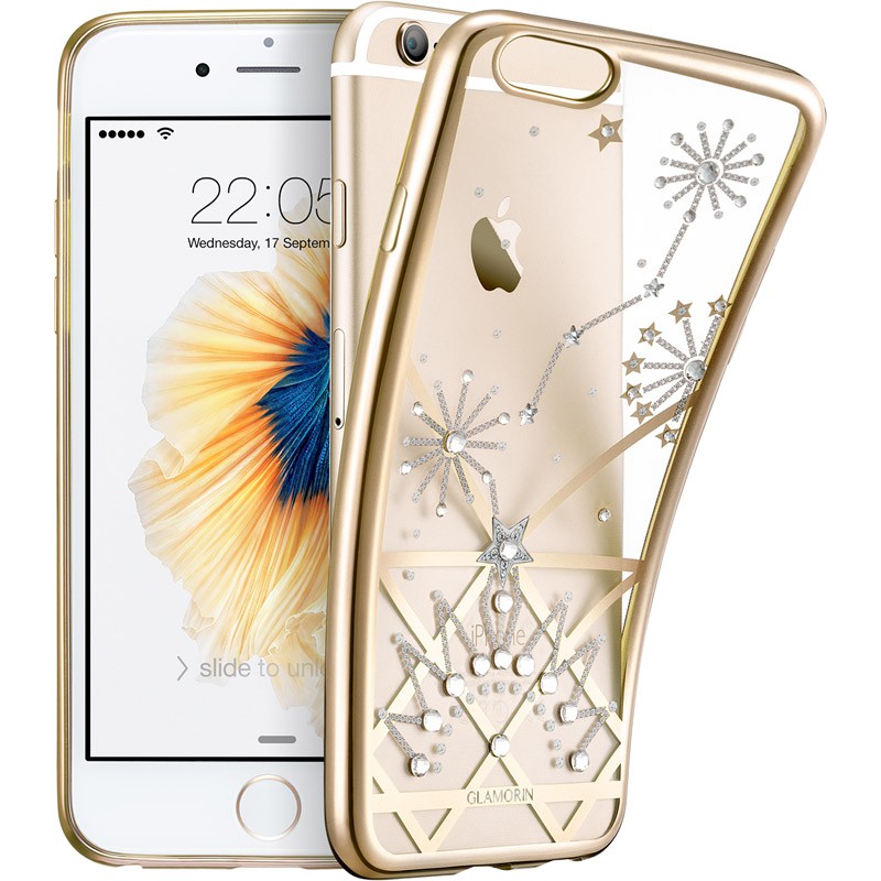  时尚iPhone 6/6s手机壳，嘉兰茉花样星空系列 