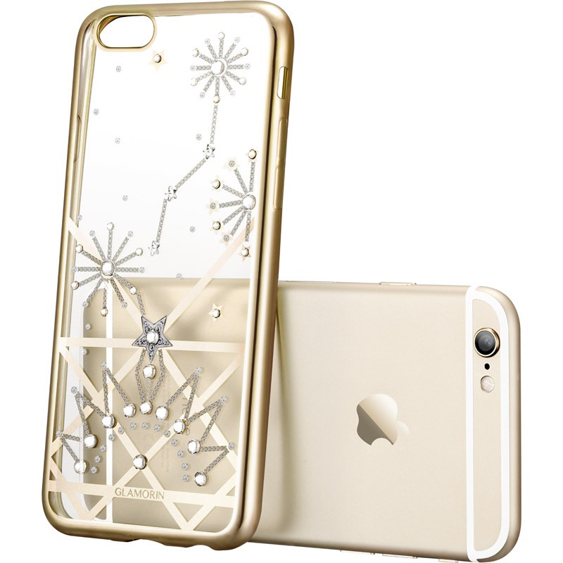  时尚iPhone 6/6s手机壳，嘉兰茉花样星空系列 