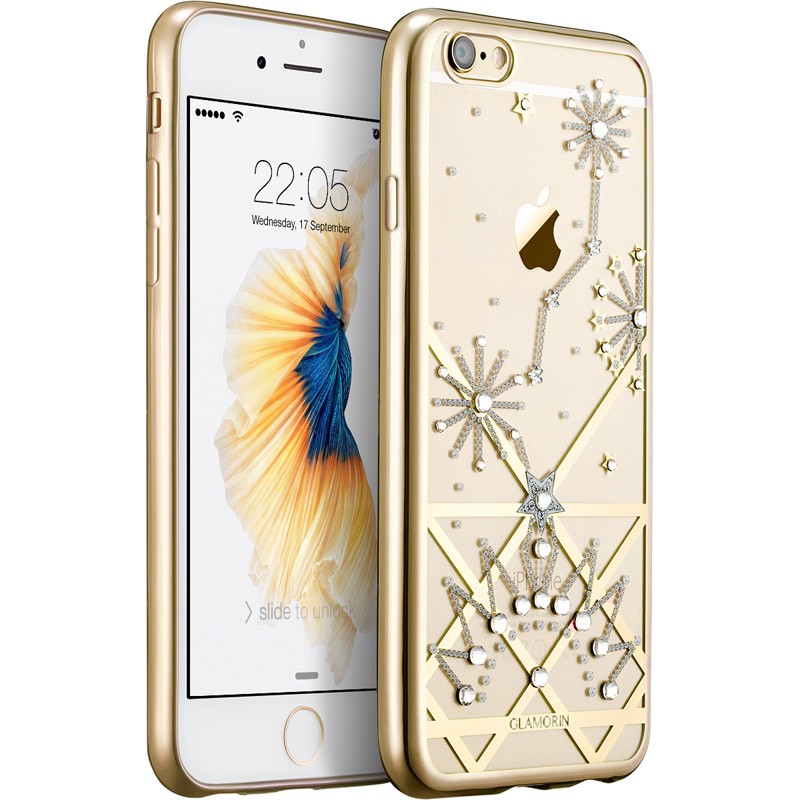  时尚iPhone 6/6s手机壳，嘉兰茉花样星空系列 