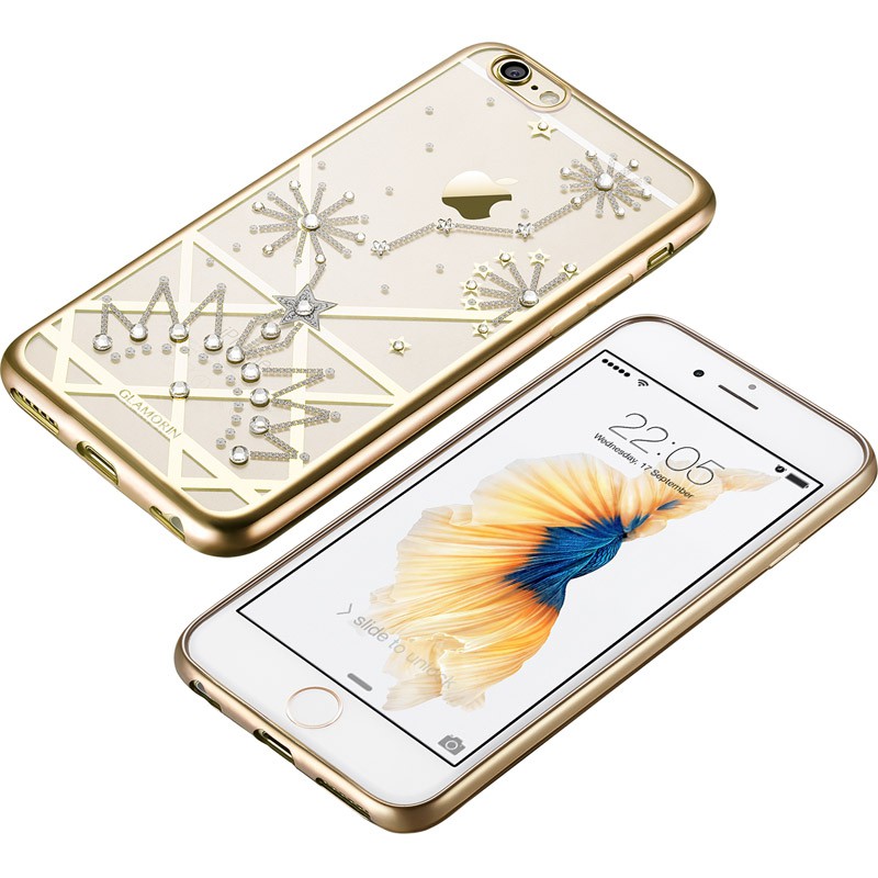  时尚iPhone 6/6s手机壳，嘉兰茉花样星空系列 