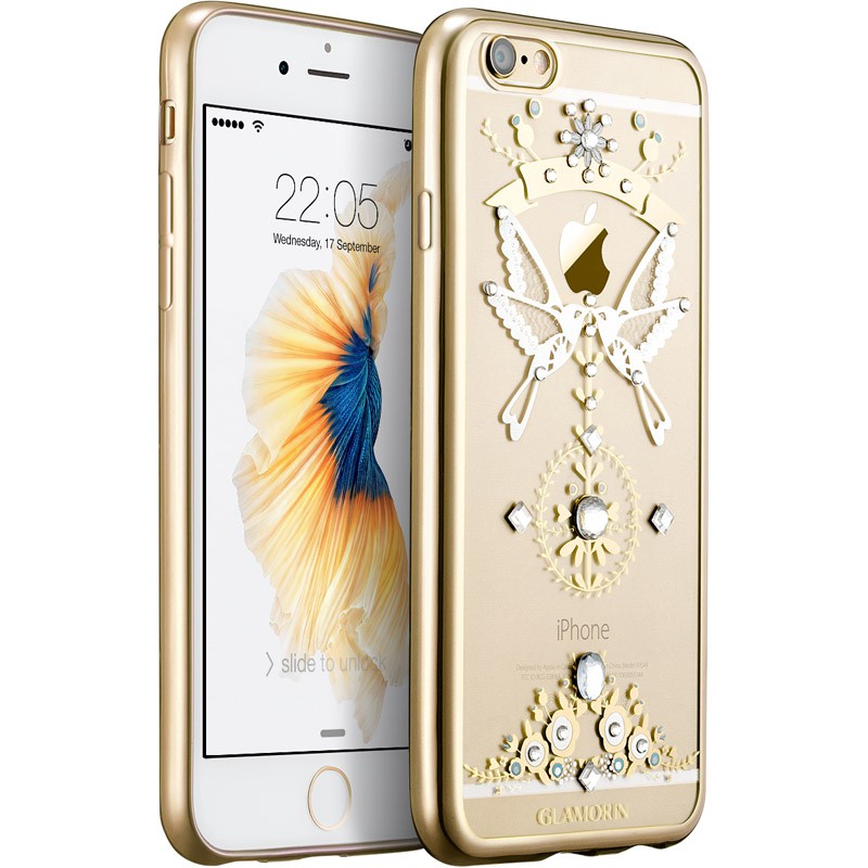  时尚iPhone 6/6s手机壳，嘉兰茉花样星空系列 