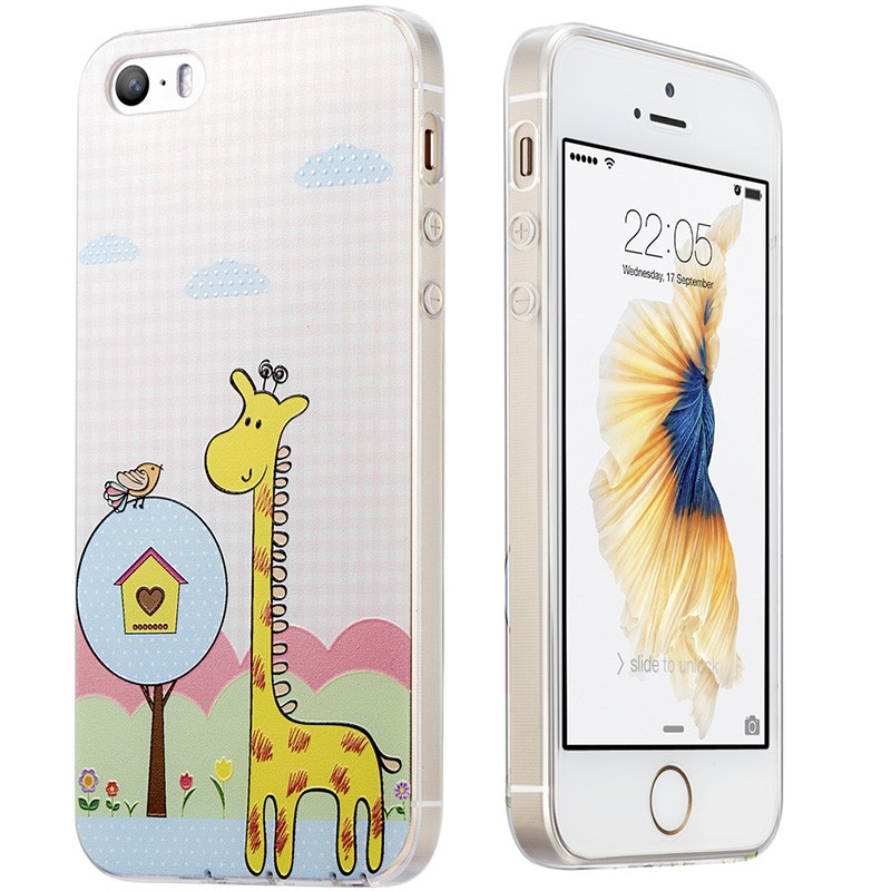  iPhone SE/5s/5保护壳， 插画师 缤纷奇趣系列 