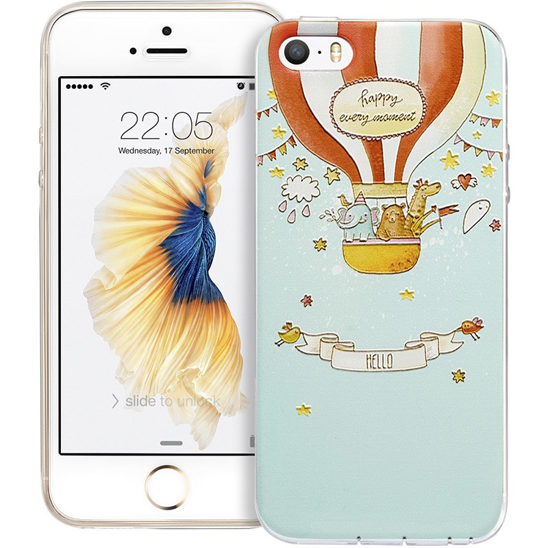  iPhone SE/5s/5保护壳， 插画师 缤纷奇趣系列 
