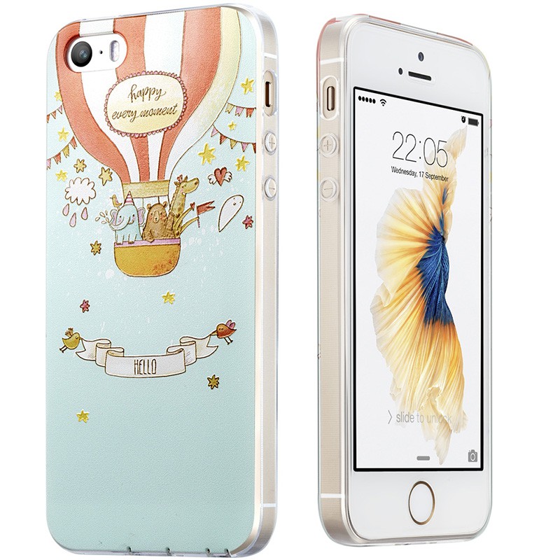  iPhone SE/5s/5保护壳， 插画师 缤纷奇趣系列 