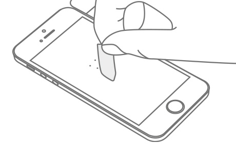 用除尘贴粘除局部遗漏的灰尘,iPhone 7保护膜，全覆盖3D抗蓝光玻璃膜